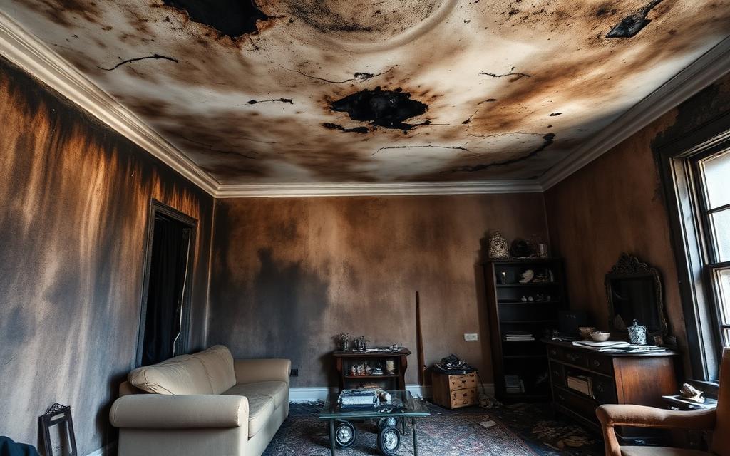 Fire Damage Restoration - Before